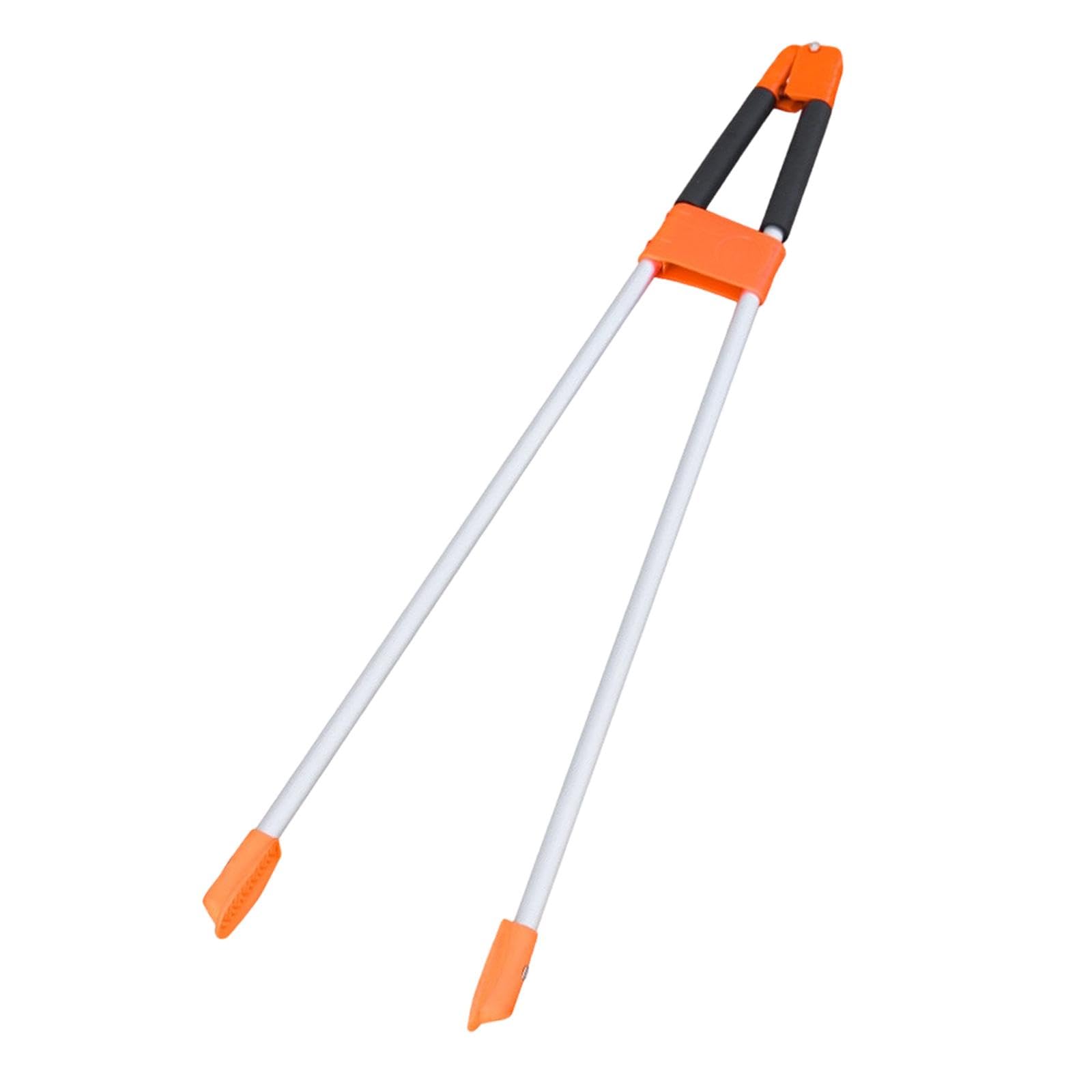 Baoblaze Recogedor de Basura Ligero, Antideslizante, versátil, Herramienta de Asistencia para el Alcance, Pinzas para Limpiar Hojas de jardín, Rojo