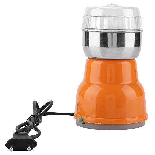 Moulin à café, Moulin à grains de café électrique Noix de ménage Grains Haricots Herbes Épices Broyage Bureau À Domicile Portable Utiliser 220 V EU Plug
