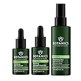 Botanics Hydrating Daily & Restoring Overnight Face Oil and Revitalizing Rose Face Mist - Vegan & Cruelty-Free Skincare - 3-Item Bundle