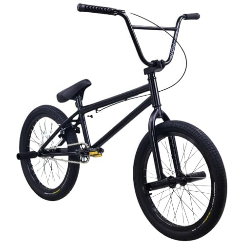 RoastMe�t���[�X�^�C��BMX�o�C�N�i���S�҂���㋉�Ҍ����j ���Y�f�|�t���[���A�A���~�j�E������U���^���A�u���[�L�����20�C���`�z�C�[���t���A�X�^���g (�}�b�g�u���b�N�ƃu���b�N)