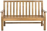 Safavieh Patio Collection Edwin Adirondack Acacia Wood Bench