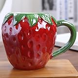 emily erdbeer geschirr ✿ ANLÄSSE: Die Kaffee Tasse für Kinder/Frauen/Männer ist ein perfektes Geschenk für jeden Anlass, wie Weihnachtsgeschenke, Valentinstagsgeschenke, Erntedankgeschenke, Halloween-Geschenke, Ostergeschenke, Muttertagsgeschenke, Vatertagsgeschenk, Jahrestagsgeschenke, Geburtstagsgeschenke usw .