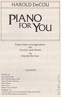 Piano for You (Piano Solo Arrangements for Church and Home) B000NRPJ10 Book Cover