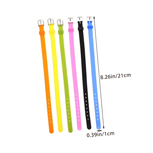 Toyvian Silicone Wristbands Straps for Watch Replacement Comfortable Stretch Silicone Bracelet Bands for Unisex3