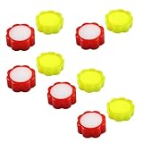VILLFUL 10 Piezas Dispositivo De Mano Mojada Para Contar Dinero Esponja Para Contar Dinero Esponja Humectante De Dedos Contando Tresbolillo El Plastico Almohadilla Mojada