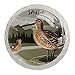 Oiseau bécassine Lot de 4 boutons de porte d'armoire avec vis, poignée de tiroir ronde pour armoire à tiroirs, meubles de garde-robe