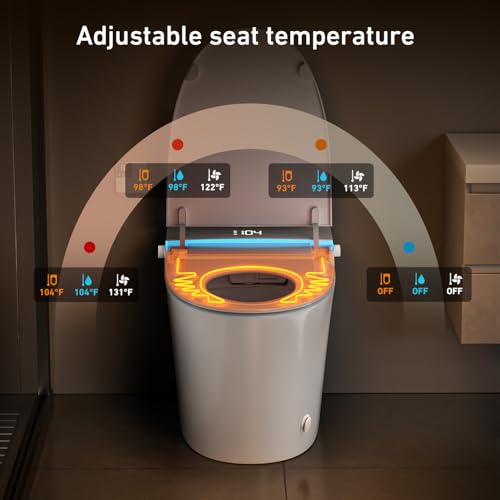 Image of Smart Bidet Toilet, Foam Shield,Foam Shield, Deodorization, 1.2GPF