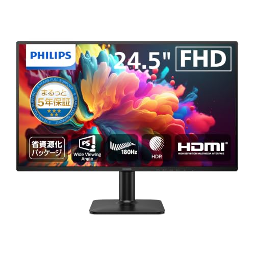 Amazon.co.jp: PHILIPS ディスプレイ PCモニター (24.5インチ/FastIPS