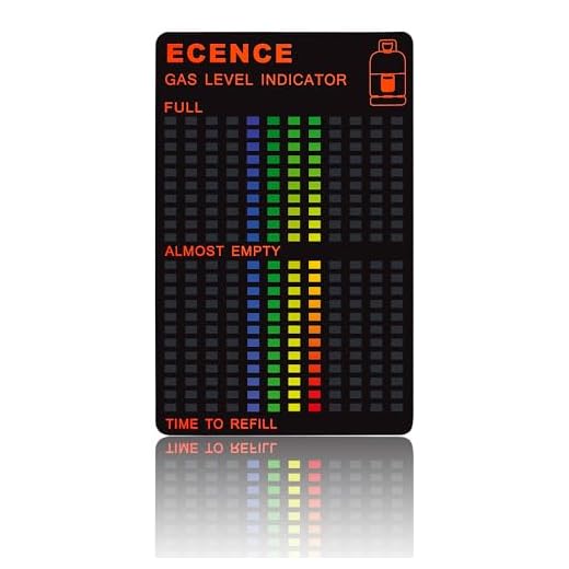 ECENCE 1x Magnético Gas Indicador De Nivel para Gas Combustible Tanque Propano Butano LPG