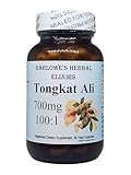 Tongkat Ali 100:1 Extract Powder 700mg - 60 Veggie Capsules, Supports Overall Health & Endurance - No Stearates, No Fillers, Glass-Bottled, Non-GMO, Gluten-Free, Third Party Tested