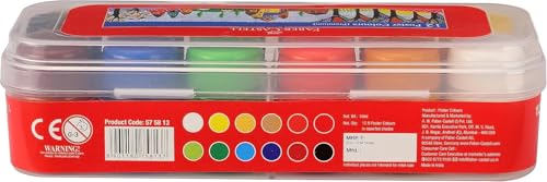 Image of Faber-Castell Poster Color - Pack of 12 (Assorted)