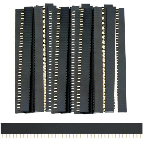 Image of 30 Pcs Female Header Pins 2.54 mm Pin Headers Connector for PCB Breadboard