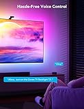 Govee TV LED Backlight T2 with Dual Cameras, 5m RGBIC Envisual LED Strip Lights with Double Beads for Ultra-Thin 75-85 inch TVs, Wi-Fi, Music Sync, DreamView, Voice&App Control, Alexa(0.9m*2+1.6m*2) - Image 8