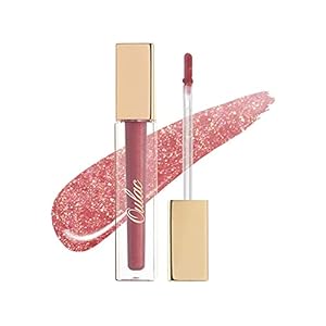 Oulac Lipgloss Clear Lipgloss Glitter 24 Uur Vocht Lippenolie Met Frisse Geur Naar Roze Centifolia, Lippenverzorging…