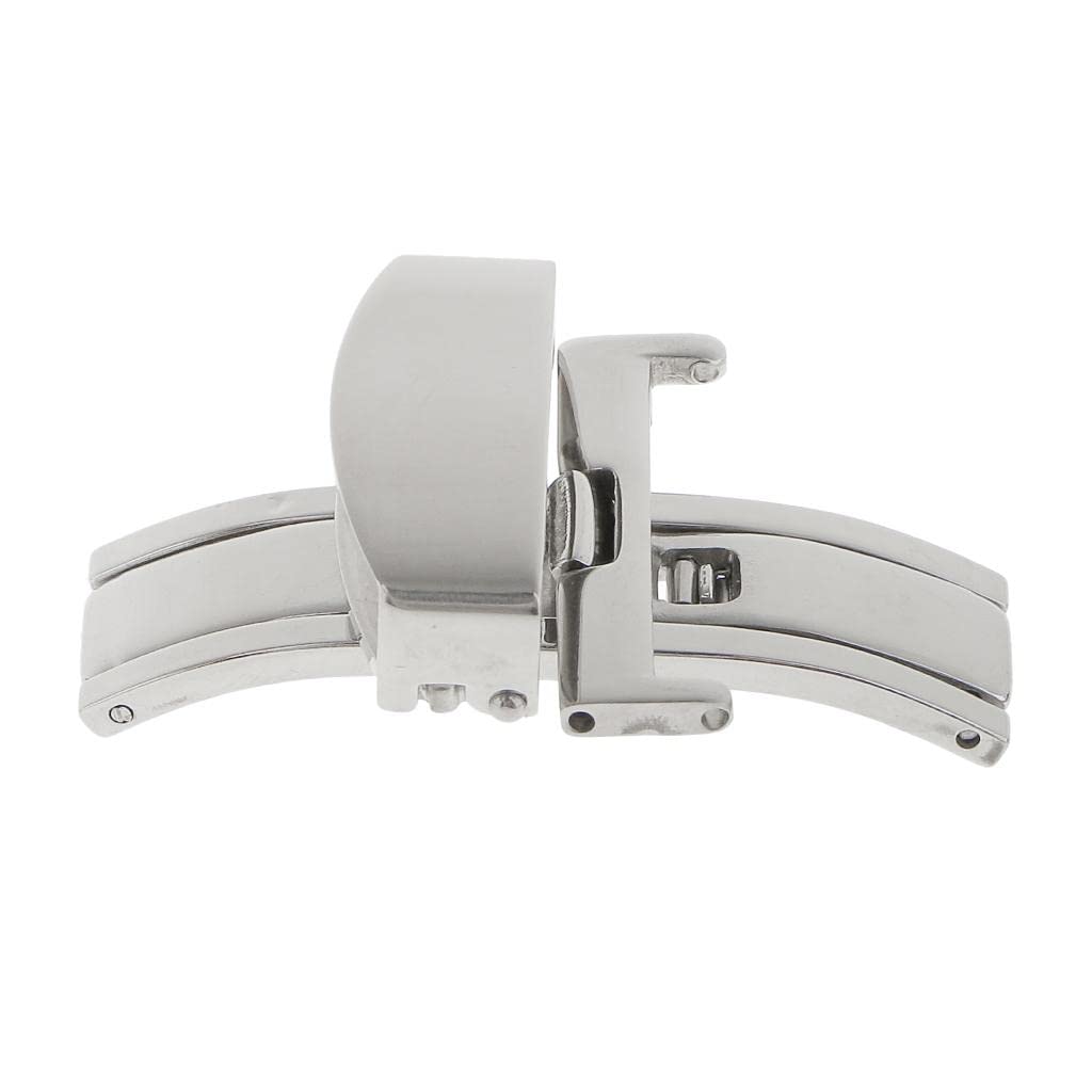 UJEAVETTE® Stainless Steel Butterfly Clasp Watch Buckle Push Belt Strap Clasp 20 mm (B0CSD235N1) Amazon Price History, Amazon Price Tracker