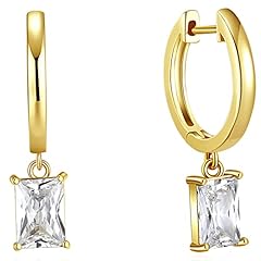 Clear CZ - Hoop Earrings
