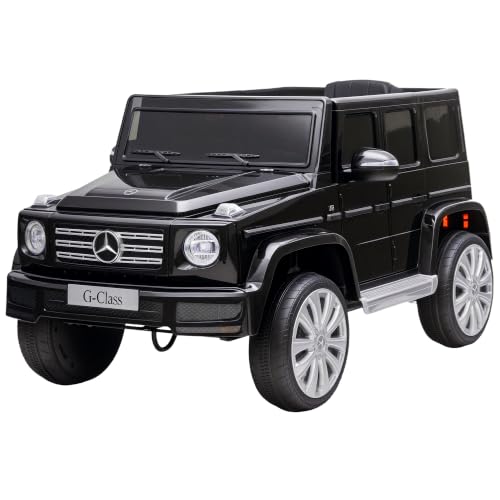 Image of HOMCOM Mercedes Benz G500 Licensed 12V Kids Electric Ride On Car Toy Black