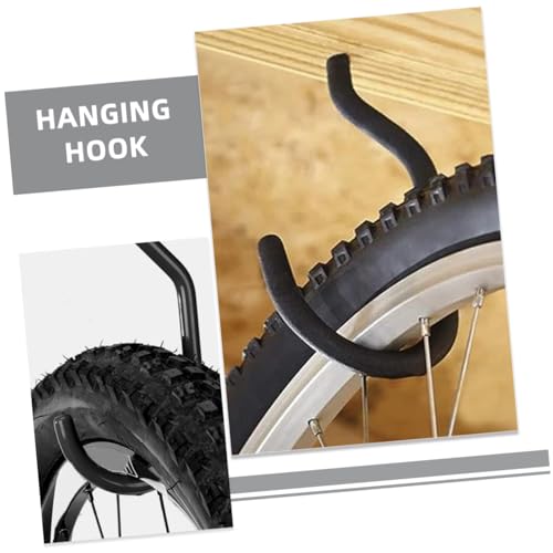 Rangement pour vélos de garage robuste : support de suspension mural avec sangles et tubes - 3