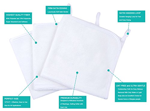 KinHwa Panno Microfibra Viso Riutilizzabile Panno