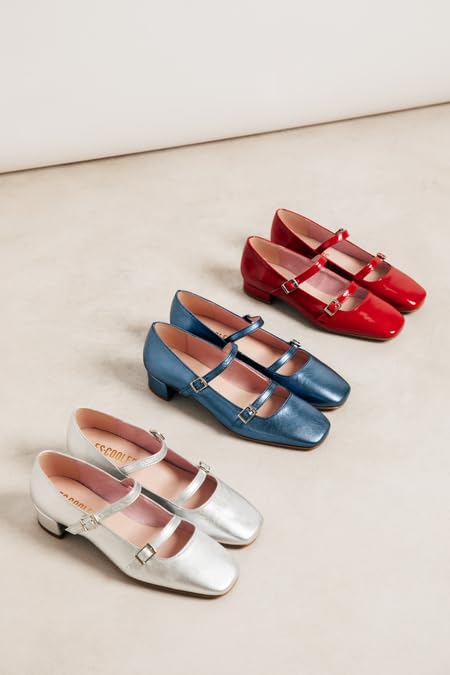 BAILARINA MARY JANE PIEL ESCOOLERS DOROTHY E2327T - 37, Negro