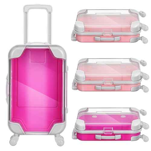 Trousse voyage pratique et lot de 4 pièces mini valise cils