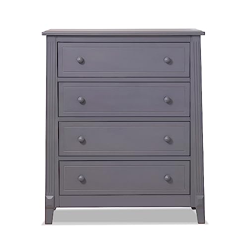 Image of Sorelle Furniture Berkley Baby Dresser - Nursery Storage with Drawers, Kids Bedroom Nightstand for Child's & Infant - Gray