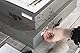 Bigso Box of Sweden 4er-Set Etikettenhalter – horizontaler Labelhalter zur Beschriftung von Boxen mit Deckel – Halterung zur einfachen Befestigung an Deckeln – mattsilberfarben
