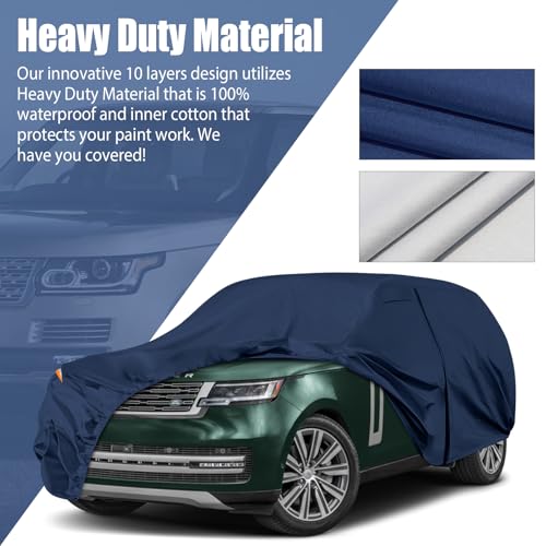 Bâche Range Rover LWB robuste 10 couches toutes saisons - 3