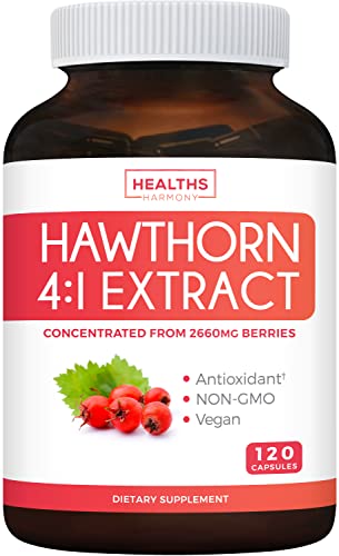 Save $8 (24% Off) - Antioxidant Powerhouse Bundle - Black Seed Oil (Non-Gmo & Vegan) Premium Cold-Pressed Black Cumin Seed Oil And Hawthorn Berry 4:1 Extract (Powerful Antioxidant Hawthorne Caps) #TOP2