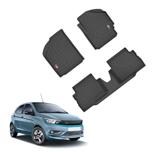 Image of GFX TPV Premium 3D Life Long Car Floor Mats Compatible with Tiago EV (2022) Onwards All Models
