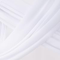 Vista 21 de Socomi 2 paneles de tela para arco de boda, 29 pulgadas x 19 pies, cortinas de gasa transparente azul bebé, 6 yardas para decoración de boda