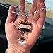 Crystal Hanging Car Charm,Cute Healing Stones Car Decor for Rear View Mirror,Boho Handmade Sun Catcher Ornament Accessories,Tiger Eye Black Obsidian Hematite Quartz Crystal Protection for Women