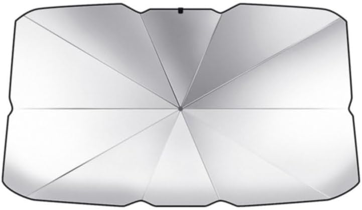 Car Windshield Sun Shade Umbrella for Buick Envision 2000-2023, 360° Rotation Foldable Car Umbrella Sunshade Blocks UV Ray, Front Window Sunshade Cover Universal,B Large