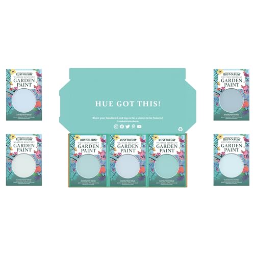 Rust-Oleum Garden Paint in Gloss Finish – Soft Blues Tester Box