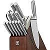 Henckels International Self Sharpening Modernist knife block 14pc, Metallic