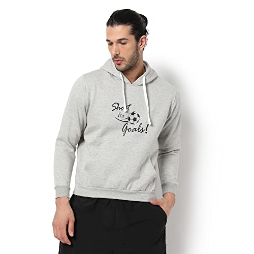 Image of CAHOOT Men's Printed Sweatshirt Regular Fit for Casual Wear | Full Sleeve | Cotton | Stylish Sweatshirt Crafted with Comfort Fit and High Performance for Everyday We