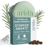 Arista Biotin & Rosmarin Festes Shampoo für feines Haar, Stärkendes Rosmarin Volumen Shampoo...