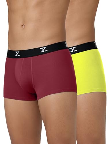 Image of XYXX Cloudsoft Micromodal Shuffle Trunks for Men, Pack of 2