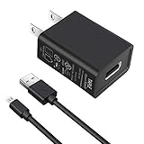 Tablet Charger,[UL Listed] AC Adapter Rapid Charger with 5Ft Charging Cable Compatible for All New Amazon Kindle Fire HD HDX7''8.9'',Fire HD6 7 8 10Tablet and Fire 8 Plus,Kids Pro,Kids Edition