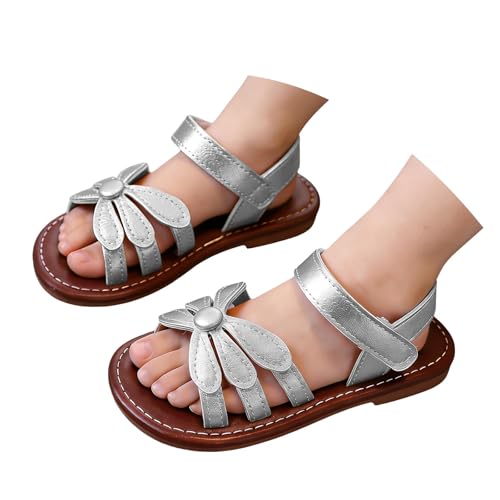 YIzdegg Sandalias de bebé para niña, zapatos de verano, suelas suaves, sandalias para niños, dedos abiertos, zapatos casuales, deportes, senderismo, antideslizantes, zapatos planos, al aire libre