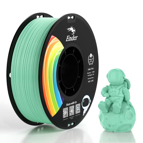 Image of Creality 3D Printer Filament, PLA Plus Filament 1.75mm Jade Green, PLA Pro Toughness Upgraded Dimensional Accuracy + /- 0.03mm, 1KG Spool(2.2lbs) Ender PLA+ Filament for Most 3D Printer