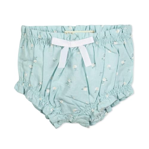 Hope & Henry Layette Baby Girl Woven Short Sleeve Dress with Peter Pan Collar2