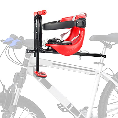 YouTeMei Kinderfahrradsitz Für Kinder von 1-3 Jahren, Fahrradsitz Einstellbar für Mountainbikes mit Lenker Kindersitz Kompatibel mit Allen Erwachsenen MTBs