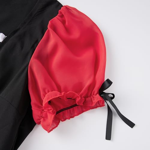 Vestido de Halloween con capucha para mujer medieval 6