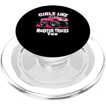 Girls Like Monster Trucks Too Trendy PopSockets PopGrip for MagSafe
