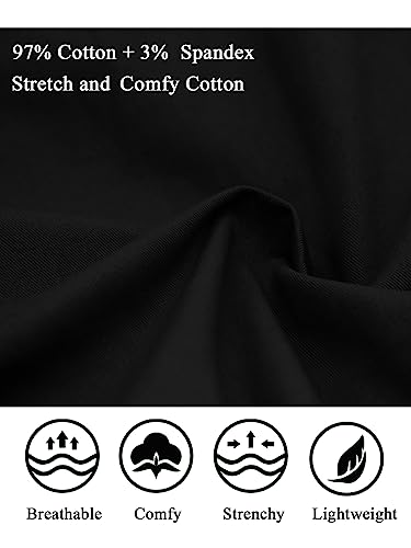 Dafensi Cargo Pants For Women Stretchy Cargo Joggers Casual Lightweight Hiking Pants Black M #TOP3