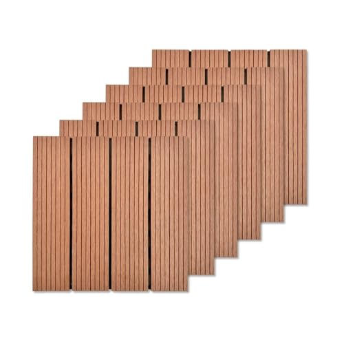 Catálogo para Comprar On-line Deco Pvc , listamos los 10 mejores. 47 Piso deck tipo madera de wpc, piso modular para jardin, interior y exterior, techos, muros y pisos, piezas de 30 x 30 cm (Ladrillo 6pd003)