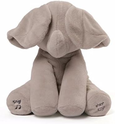Gund Elmer Elephant Jouets D Eveil Peluche Animee Qui Bouge Ses Oreilles Version Francaise Amazon Fr Jeux Et Jouets