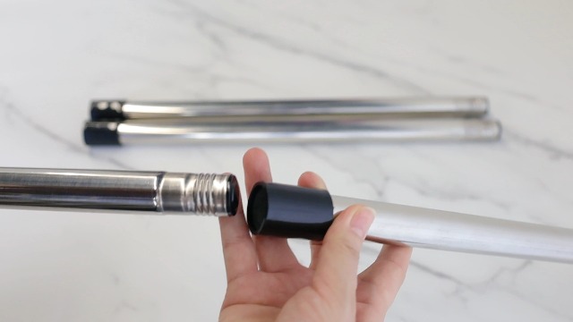 Bastone Telescopico Per Pulizia AMONENZ | Acciaio Inossidabile | Lunghezza Fino 144 Cm | Per Casa E Autolavaggi