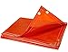 Welding Curtain, 6 ft. W, 6 ft, Orange